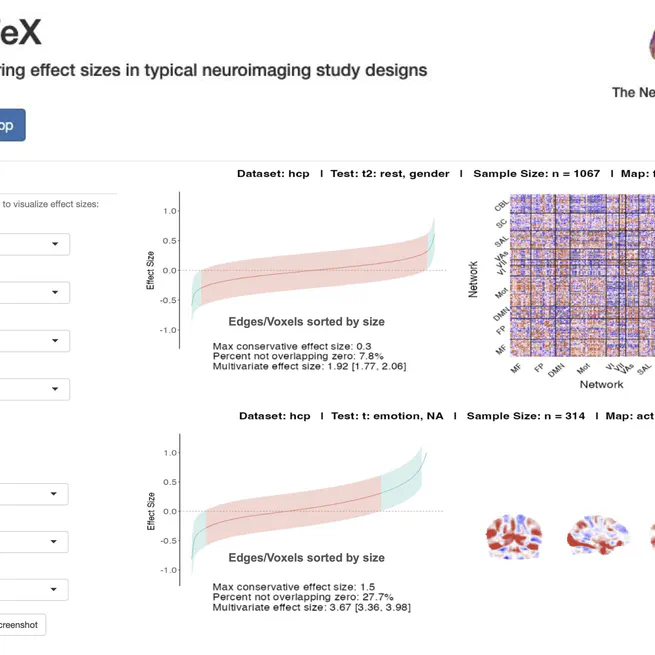 (PREPRINT) BrainEffeX: A Web App for Exploring fMRI Effect Sizes